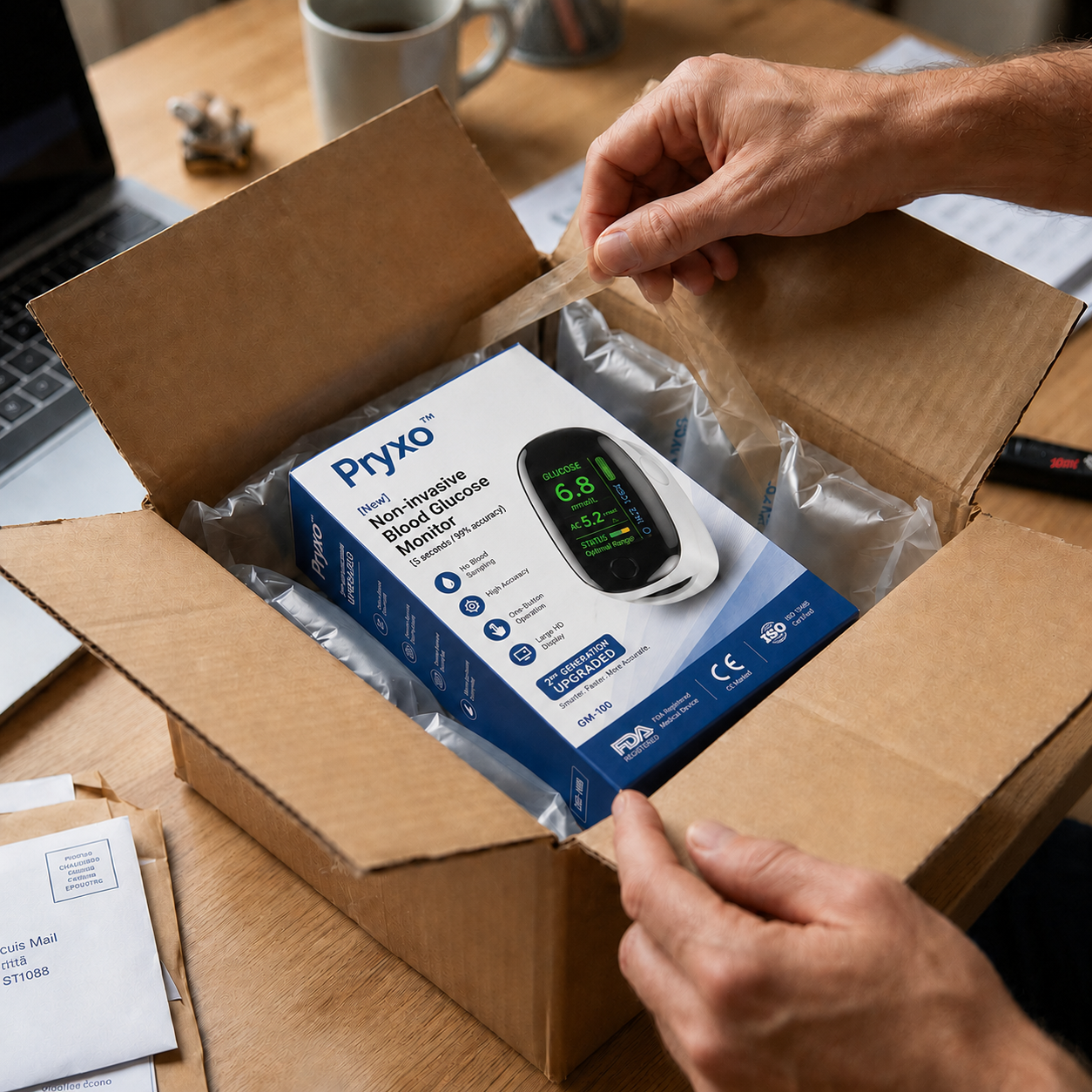 2026 Non-Invasive 5-Second Real-Time Metabolic Tracking Device – 99% Accuracy