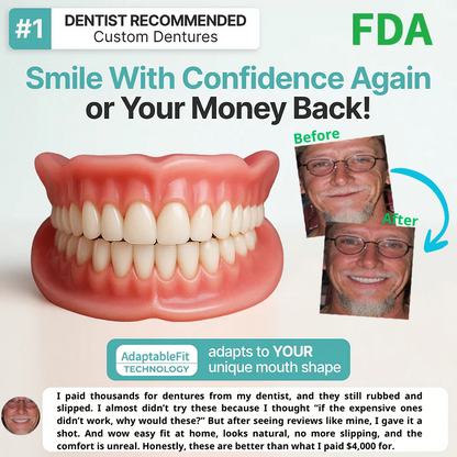 🌎Ends Today: 80% OFF!⏰FRASIRA™ Custom-Fit Smile Support Kit — Strong Suction Feel & Natural-Looking Fit